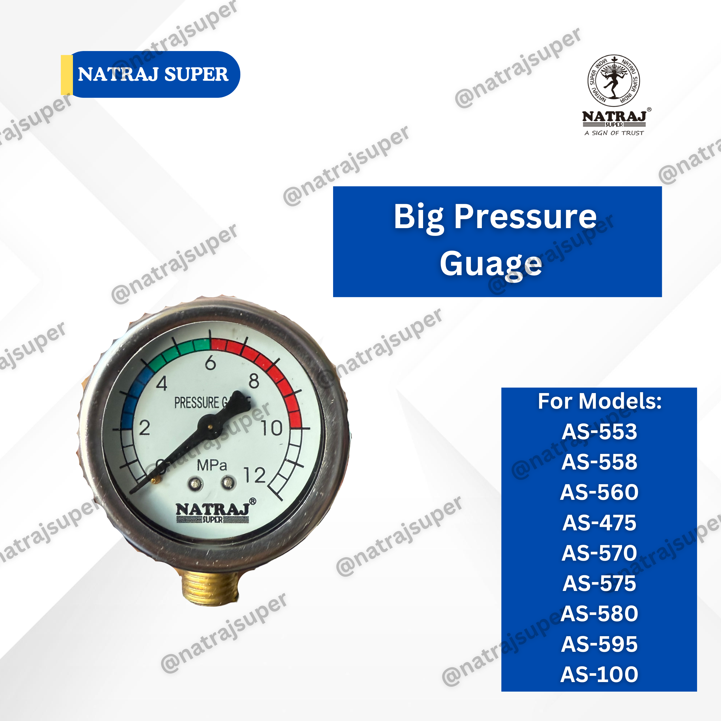 Big Pressure Guage