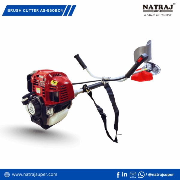 AS-550BC4 BRUSH CUTTER 50CC PETROL ENGINE 4 STROKE SIDE PACK