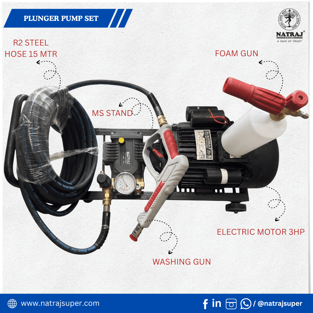 6 plunger pump washer